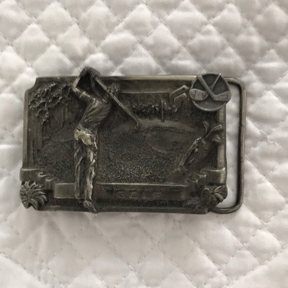 Vintage GOLF belt buckle - Made in USA